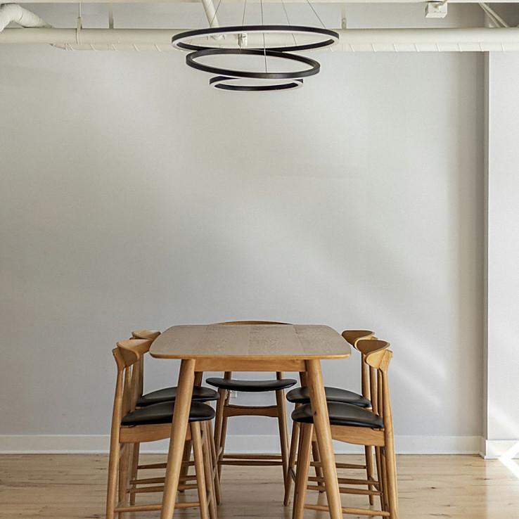 Обеденный стол из массива дуба Nordic Living Solid Oak Table 180cm